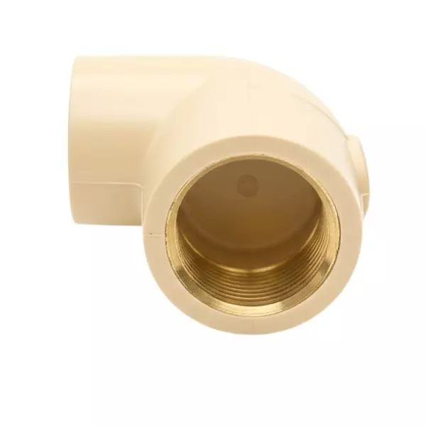 MIRAJ CPVC Brass Elbow 25X20 mm Off White, 160000002000