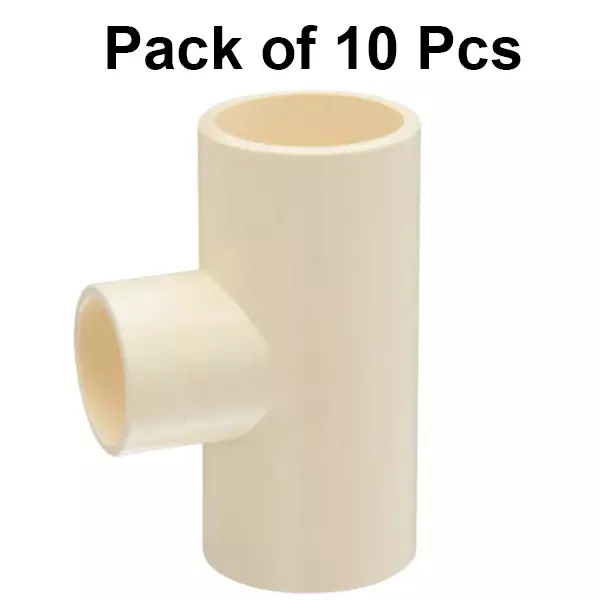 miraj-cpvc-cross-tee-plain-32-mm-off-white-fcf000000015-pack-of-10