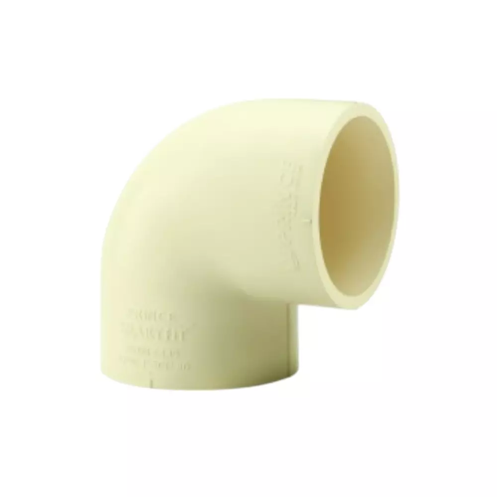 Prince SmartFit Plus Elbow Moulded Fittings CPVC 6.35 cm (2½ inch), Cream