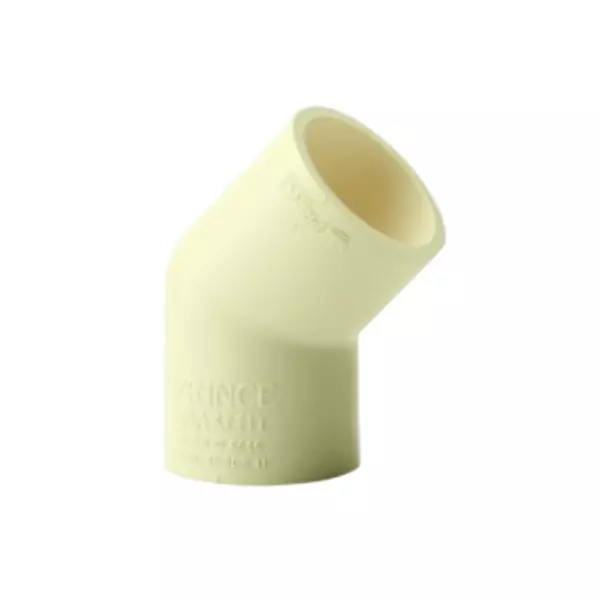 Prince SmartFit Plus Elbow 45° Moulded Fittings CPVC 3.81 cm (1½ inch), Cream