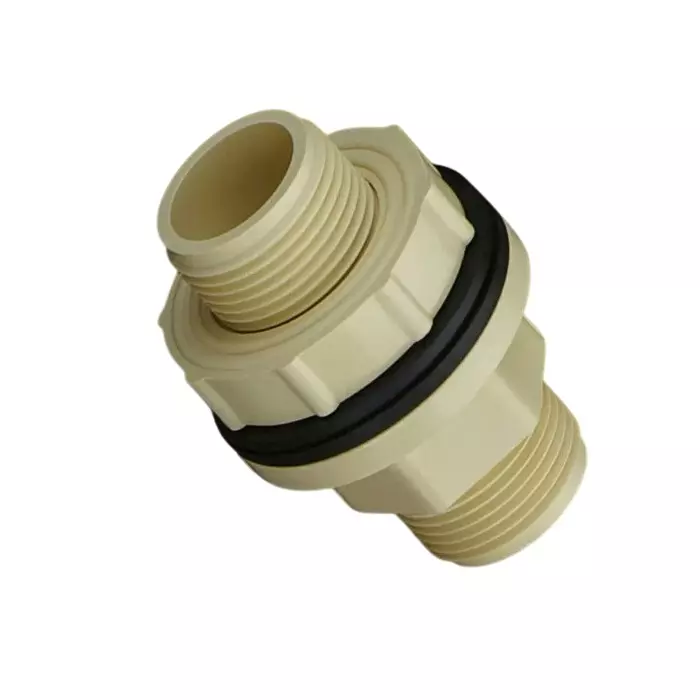 FITVIT Tank Nipple Threaded 31.75 mm (1 1/4 Inch) CPVC Pipe Fitting (Pack of 20)