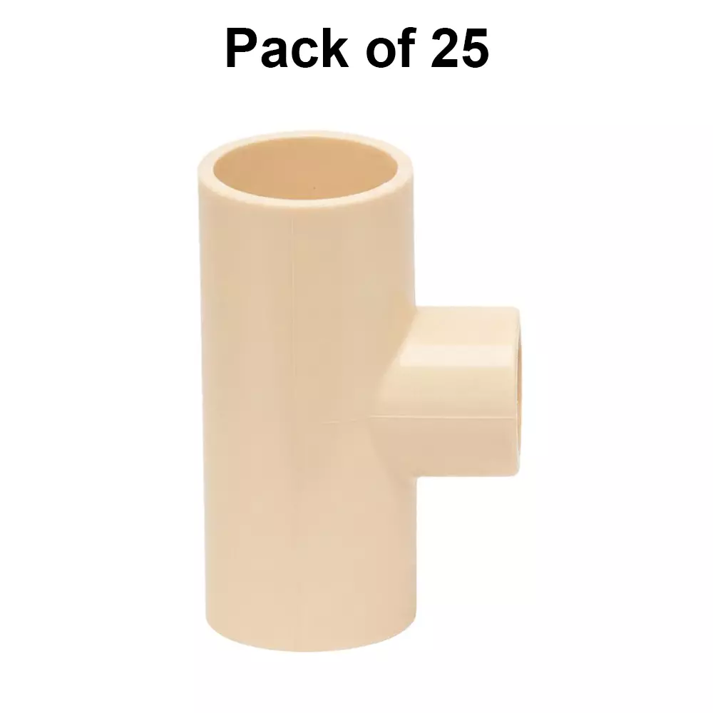 miraj-cpvc-reducing-tee-plain-25x15-mm-off-white-fcf000000225-pack-of-25