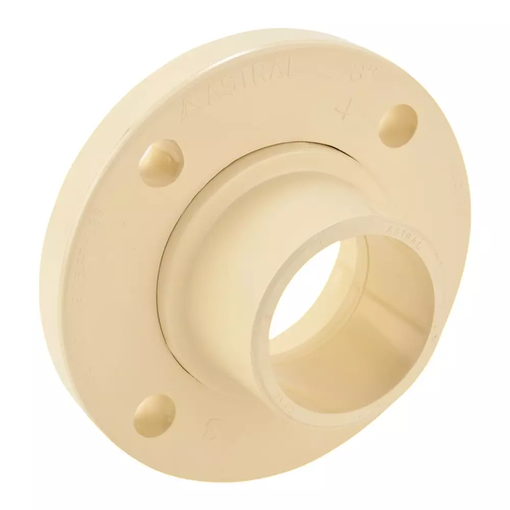 Astral SPG Vanstone Flange White Manual Pipe Fitting Type 6 Inch (15 cm) Size, M512803310