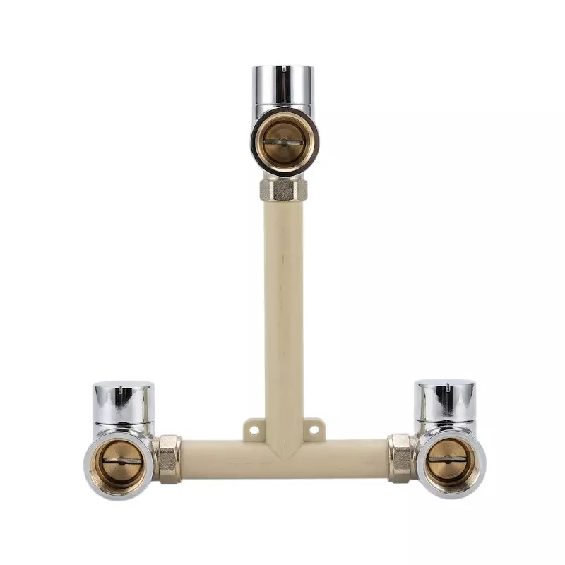 Prince SmartFit Plus Series Hot Up & Cold Up Type Wall Mixer CPVC Fitting Size 3/4 x 1/2 inch (20x15 mm), SIM108099