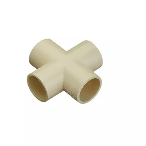 FITVIT Cross Tee 19.05 mm (3/4 Inch) CPVC Fitting WB (Pack of 50)