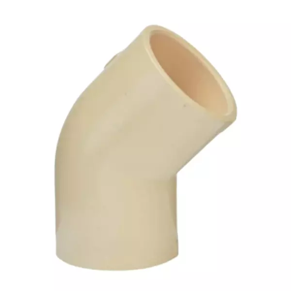 MIRAJ CPVC Elbow 45° Plain 25 mm Off White, FCF000000048 (Pack Of 50)