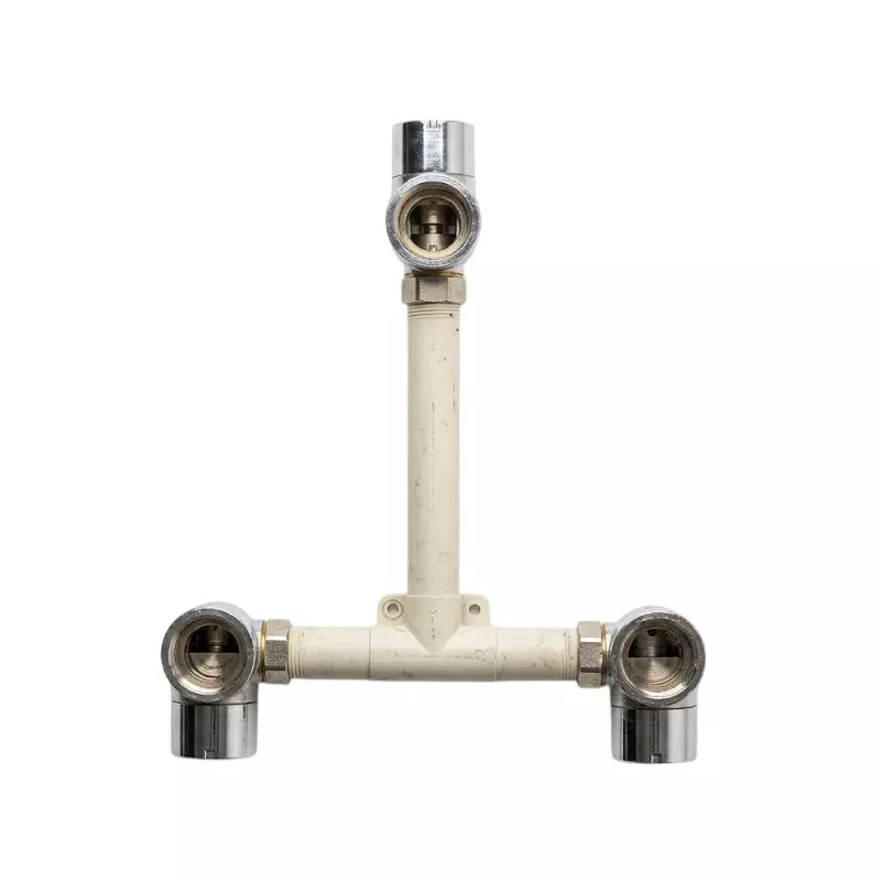 Prince SmartFit Plus Series Hot Down & Cold Down Type Wall Mixer CPVC Fitting Size 1 x 1/2 inch (25x15 mm), SIM108105