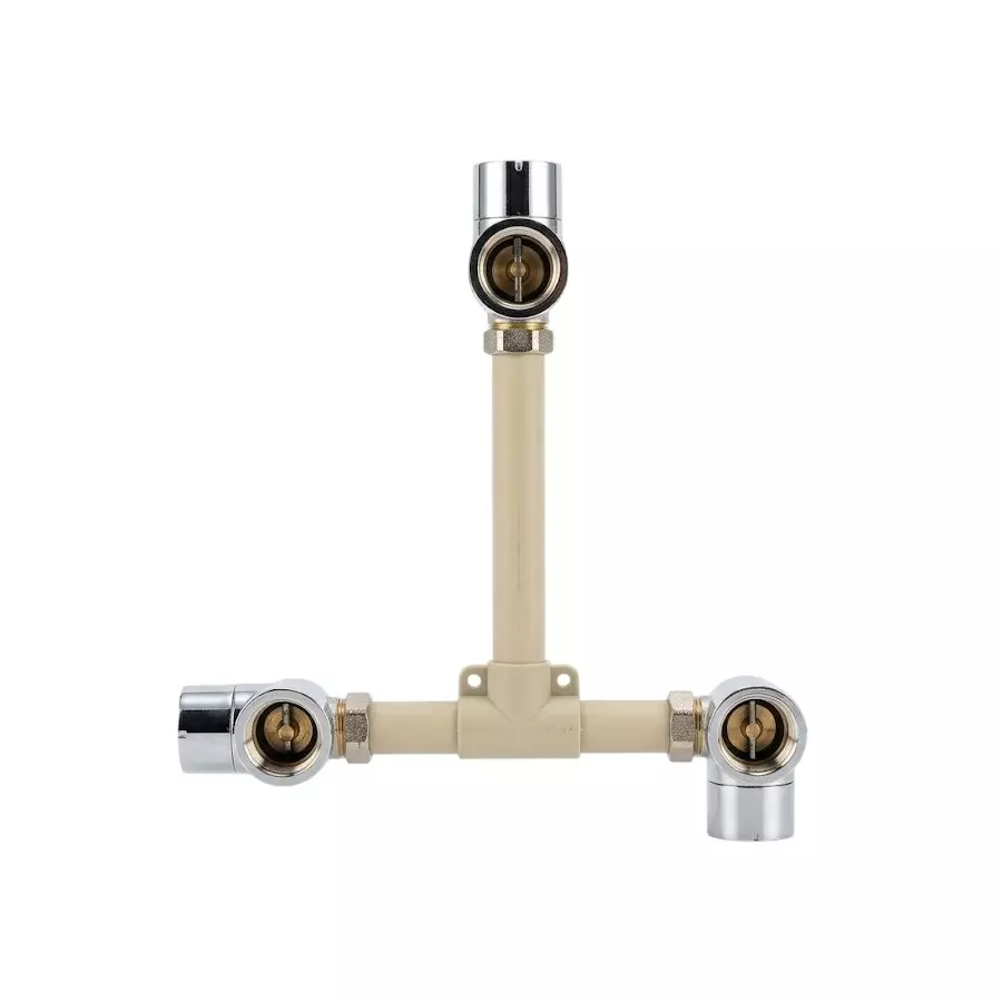 Prince SmartFit Plus Series Hot Side & Cold Down Type Wall Mixer CPVC Fitting Size 1 x 1/2 inch (25x15 mm), SIM108108