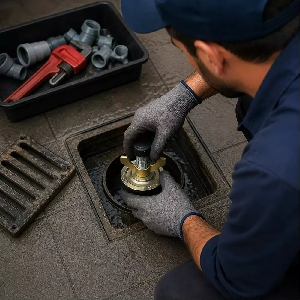 emac-drainage-test-plug-black-golden-rubber-brass-4-inch-1016-cm-size-for-pipe-leak-testing