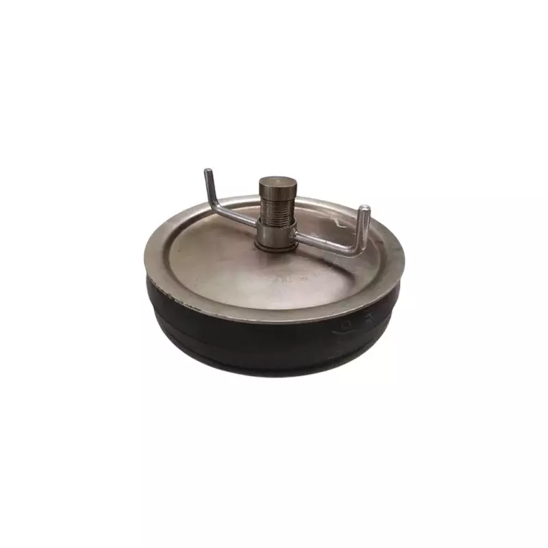 EMAC Drainage Test Plug Black & Golden Rubber & Brass 10 Inch (25.40 cm) Size for Pipe Leak Testing