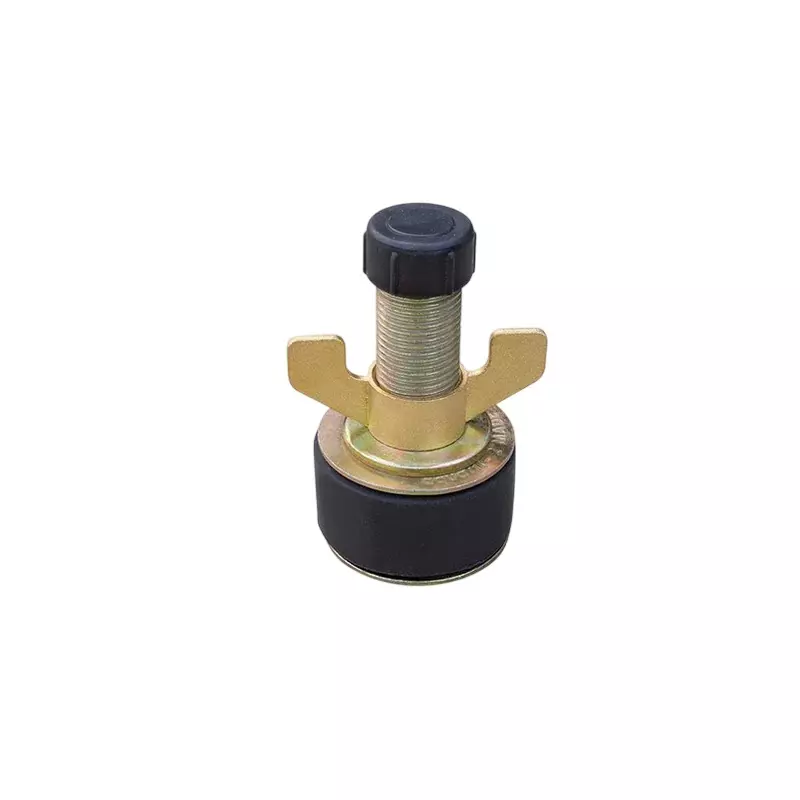 EMAC Drainage Test Plug Black & Golden Rubber & Brass 1.5 Inch (3.81 cm) Size for Pipe Leak Testing
