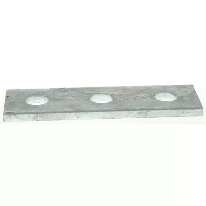 Unistrut Steel Rectangular Bracket 3 Hole 14.3 mm Holes 120x40 mm, P 1066 (Pack of 5)