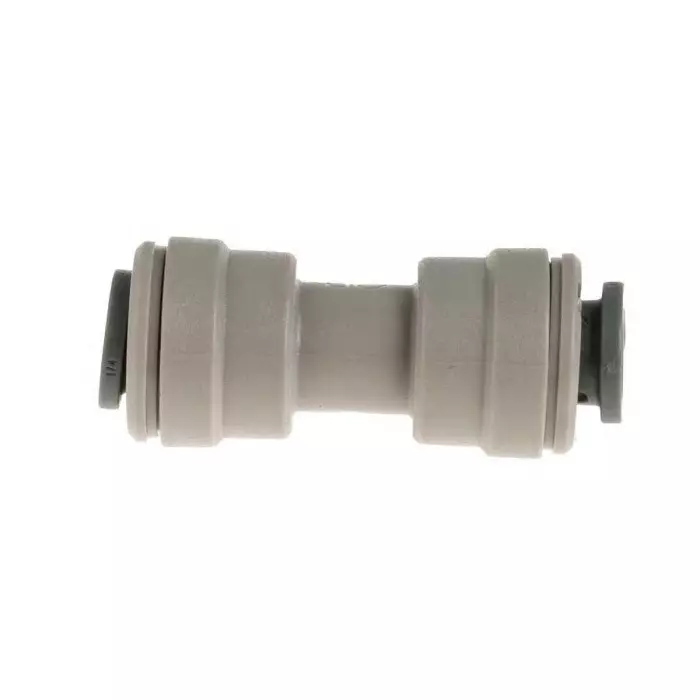 John Guest Plastic Pipe Fitting Straight Connector, PI0408S (Pack of 10)
