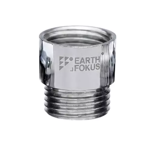 EARTH FOKUS Flow Regulator Universal Thread Polished 4.5 L/min Flow Rate Engineering Polymer for Taps & Showers Use, WF-FR-045-UP2 (Pack of 2 Pcs)