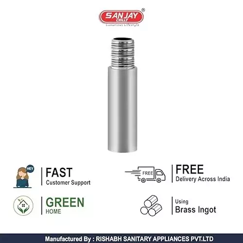 Sanjay Chilly Extention Nipple Sliver 152.4 mm (‎6 inch), EN-150