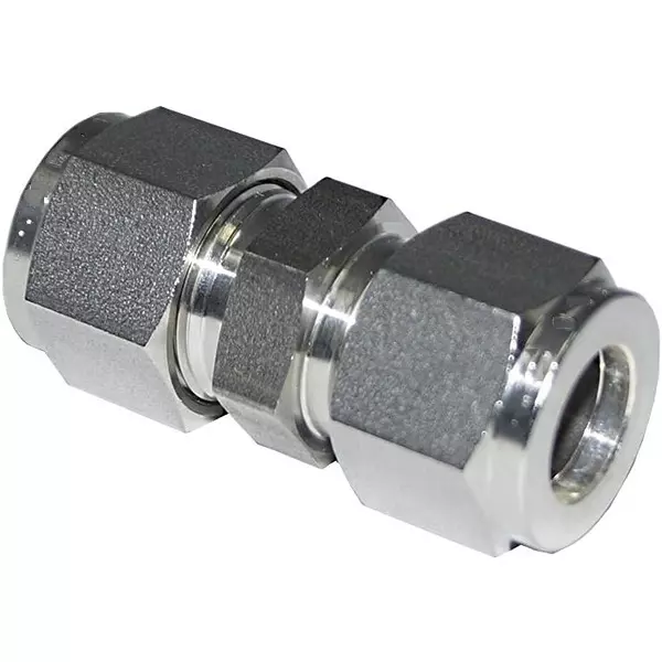 Chiffon Straight Union Coupling Carbon Steel 6 mm (0.24 inch), CI/001/CS/316