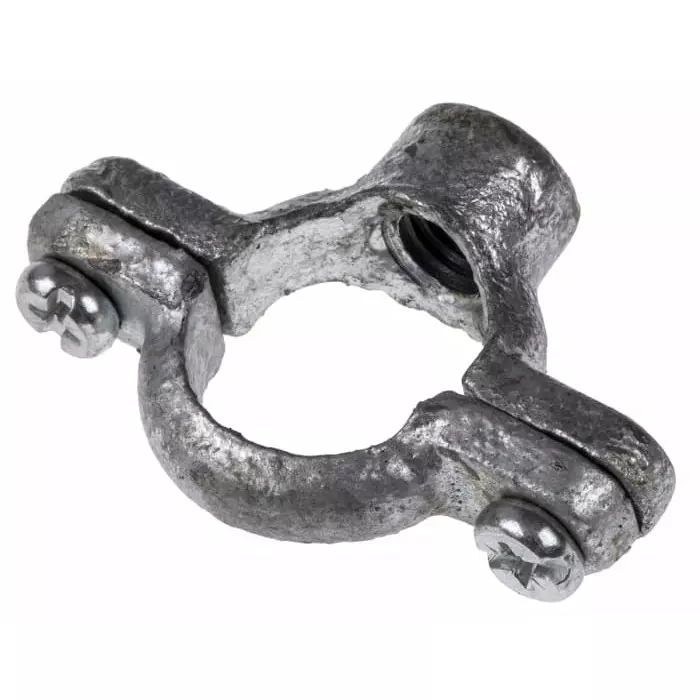 Georg Pipe Collar Fischer Galvanised Iron 1/2in, 770836204 (Pack of 5)
