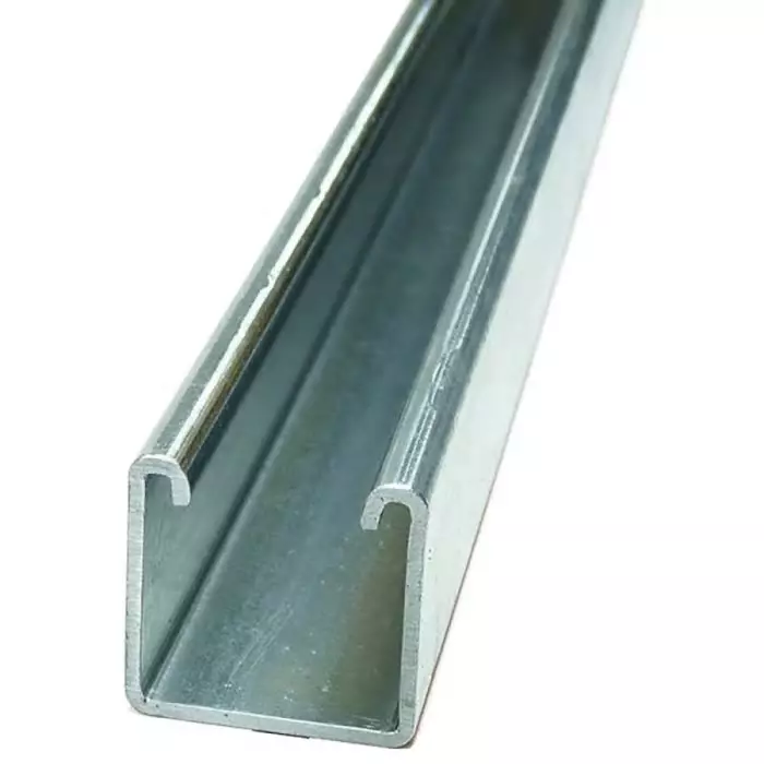Unistrut Galvanised Steel 3m Channel Splice Support 1.91kg/m Fits Channel Size 21x41 mm, P3300 (Pack of 2)
