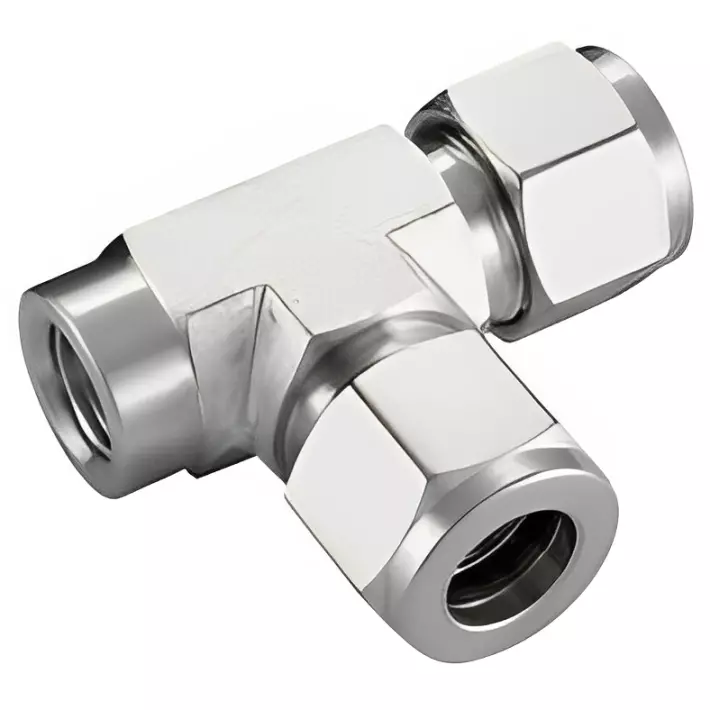 Chiffon Tee Stainless Steel for Ferrule Fittings