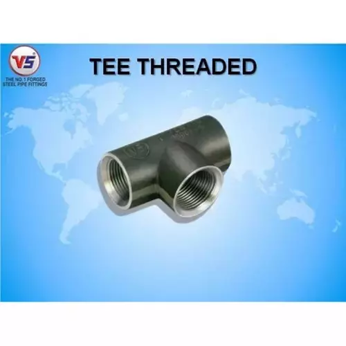 VS Steel TEE Forged 1000 LBS Black 100 mm (4 inch)