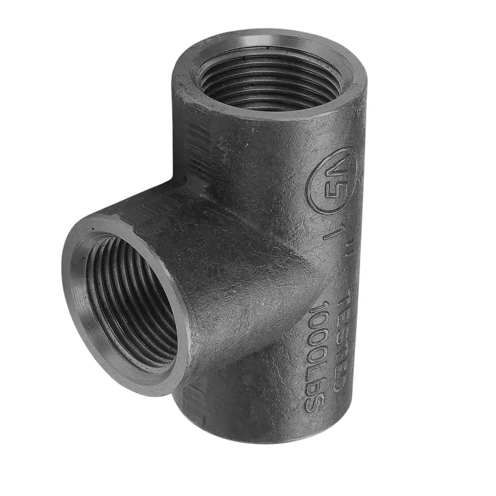 VS Steel TEE Forged 1000 LBS Black 100 mm (4 inch)