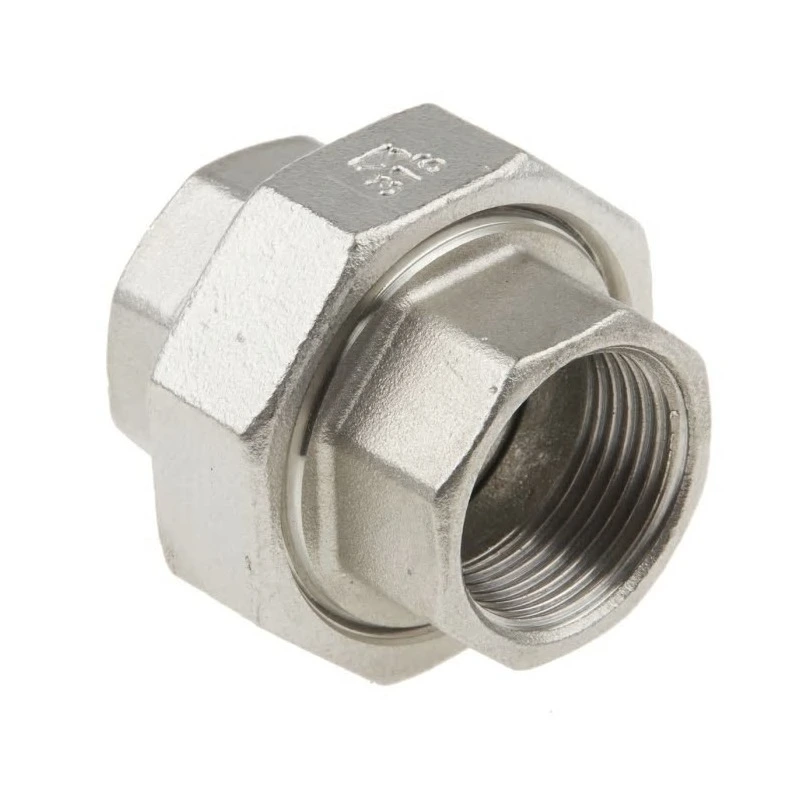 RS PRO Stainless Steel Pipe Fitting Straight Octagon Union 19.05 mm (3/4 Inch) Female Model No 4993502