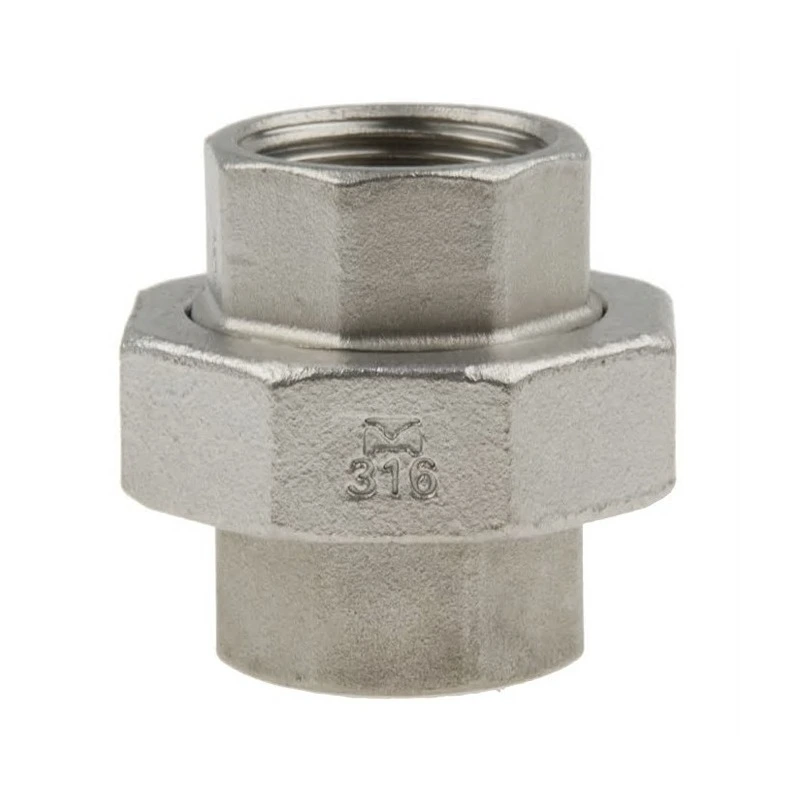 RS PRO Stainless Steel Pipe Fitting Straight Octagon Union 19.05 mm (3/4 Inch) Female Model No 4993502