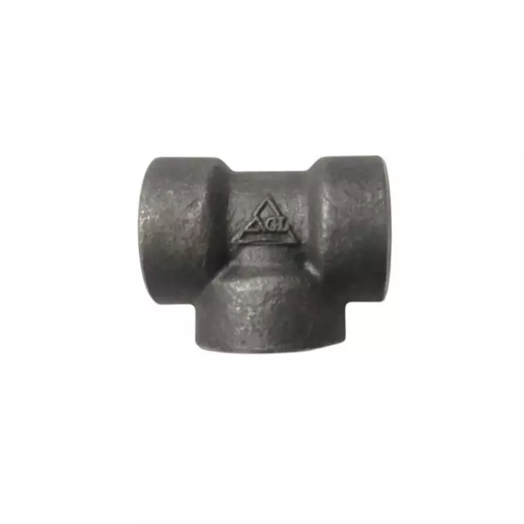 Generic Steel Tee Forged S.W. 3000 LBS Black 25 mm (1 inch)