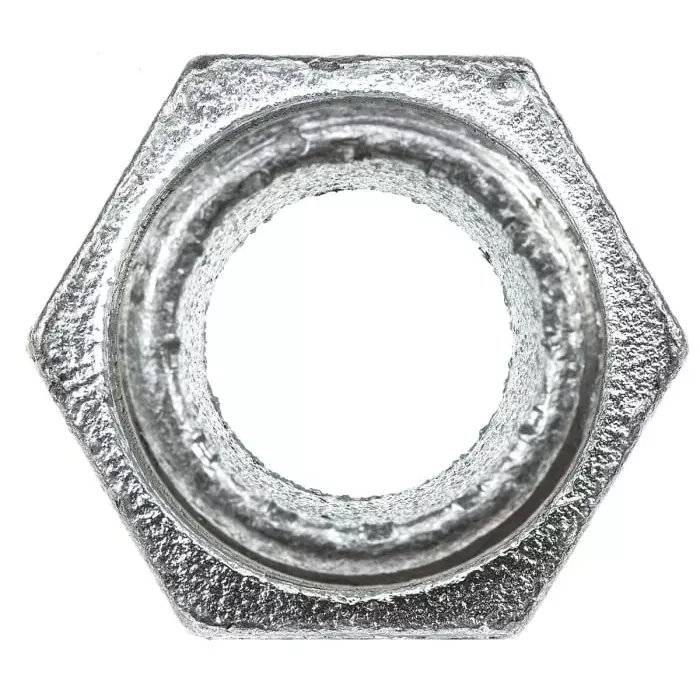 Georg Hexagon Nipple Fischer Galvanised malleable Iron Fitting male BSPT 1in to 1in, 770280206 (Pack of 10)