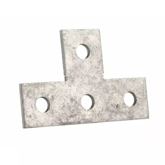 Unistrut Steel T Shape Bracket 4 Hole 14.3 mm Holes 136.5x88.9 mm, P 1031 (Pack of 5)