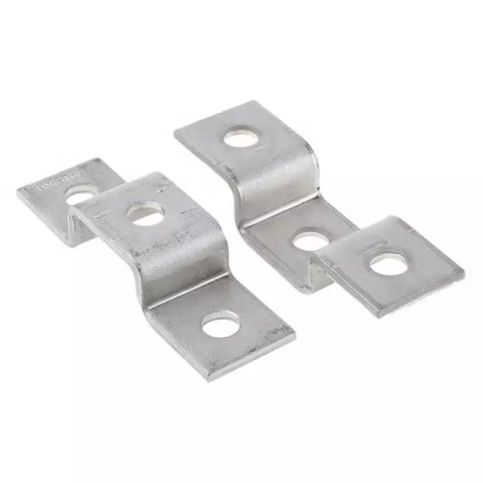 Unistrut Bracket 3 Hole Stainless Steel, 254 mm long, fits into 21 x 41 mm slot rack, P 4047 SS (Pack of 5)