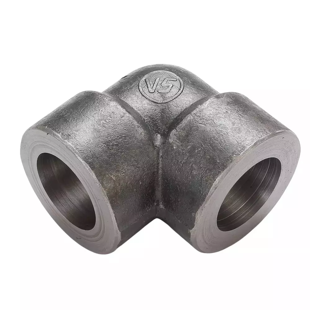 VS Steel Elbow Forged Socket Weld 3000 LBS, 90⁰ Black 80 mm (3 inch)