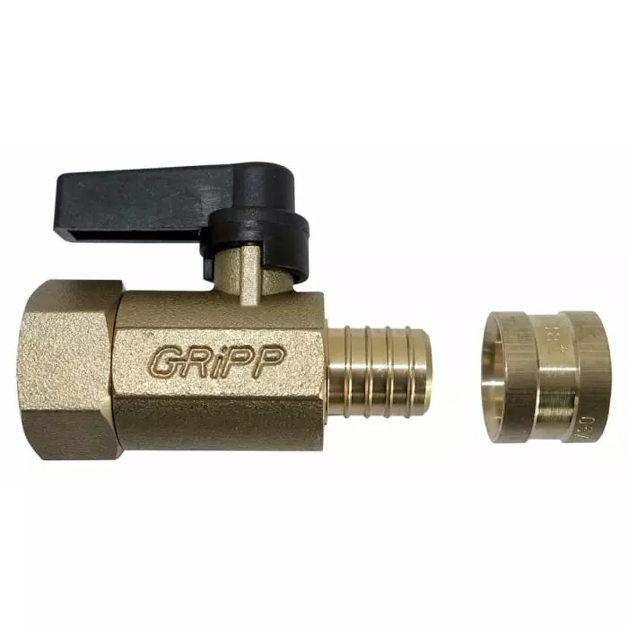 WATTS Brass Pipe Fitting Straight CompressionManifold Valve 1/2in, 141807
