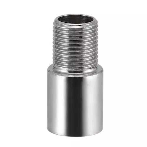 PLUMBER Ecoline Series Extension Nipple 15x50 mm Size Metal Body and Chrome Finish, ESN-050M
