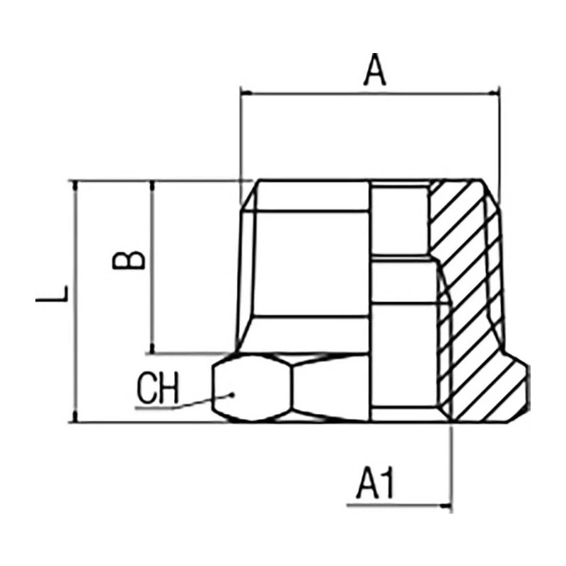 RS PRO Brass Pipe Fitting Straight Reducer 1/2 inch x 1/4 inch Male x Female Model No 1761013