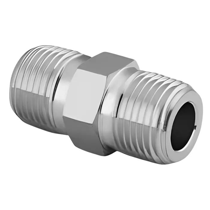 Chiffon Hex Nipple Stainless Steel 3/4x1/2 inch NPT, CI/001/SS/153