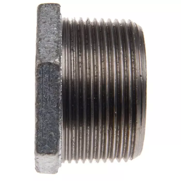 Georg Reducer Bush Fischer Galvanised malleable Iron Fitting Straight male BSPT 1-1/2in to Female BSPP 1in, 770241235 (Pack of 5)
