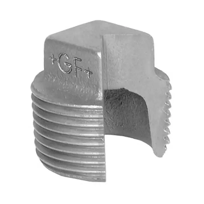 Georg Plain Plug Fischer Black malleable Iron Fitting male BSPT 2in, 770291109 (Pack of 5)