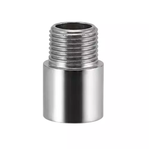 PLUMBER Ecoline Series Extension Nipple 15x40 mm Size Metal Body and Chrome Finish, ESN-040M