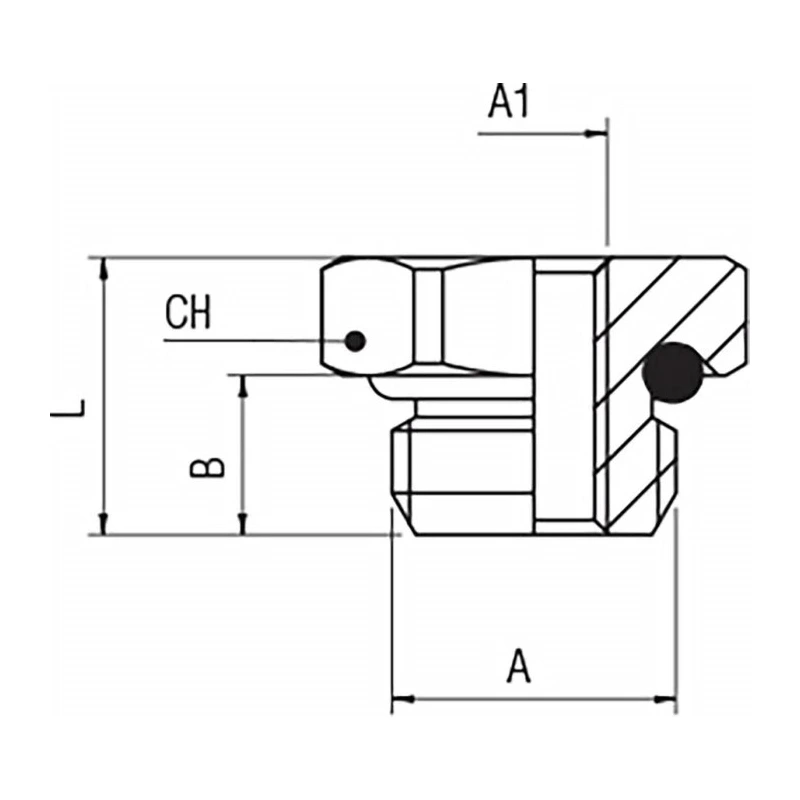 RS PRO Brass Pipe Fitting Straight Reducer 3/4 inch x 1/4 inch Male x Female Model No 1761028