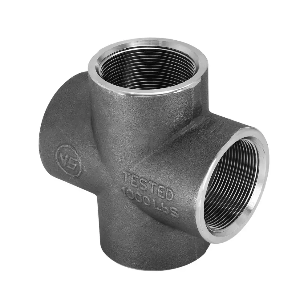 VS Steel Reducing Cross Forged S.W. 3000 LBS Black 25 mm (1 inch)