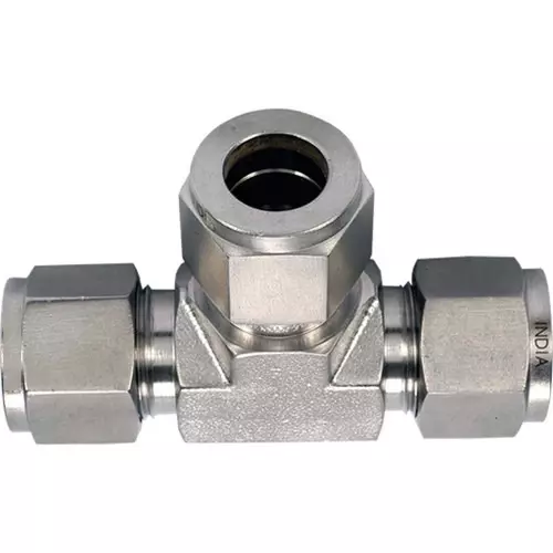 Chiffon Tee Stainless Steel 6.35 mm (1/4 inch), CI/001/SS/74