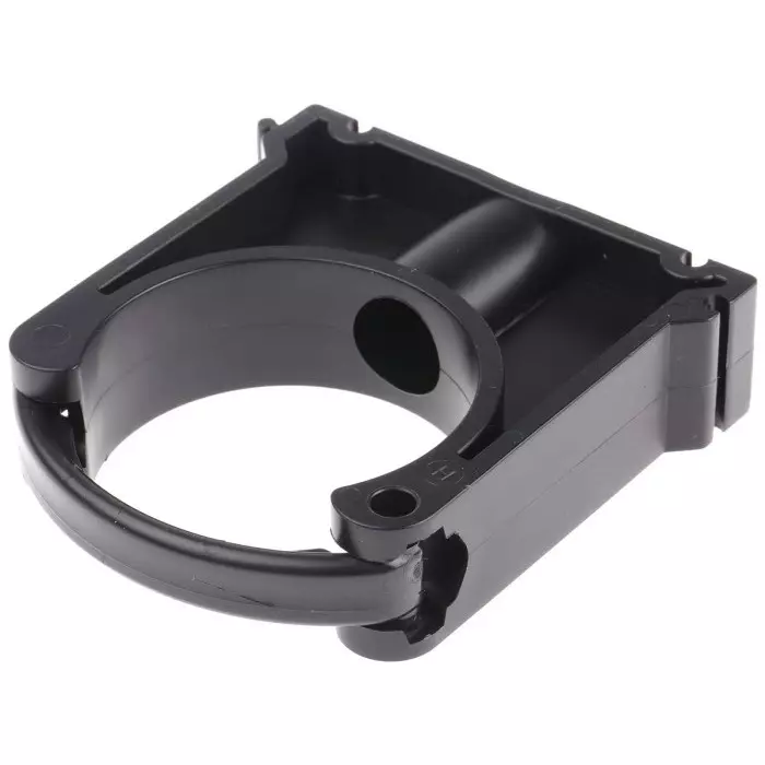 Georg Saddle Clamp Fischer PP Black 50 mmx 9 mm, 167061091 (Pack of 10)