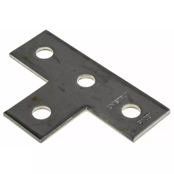 Unistrut Stainless Steel T Shape Bracket 4 Hole 14.3 mm Holes 136.5x88.9 mm, P 1031 SS (Pack of 5)