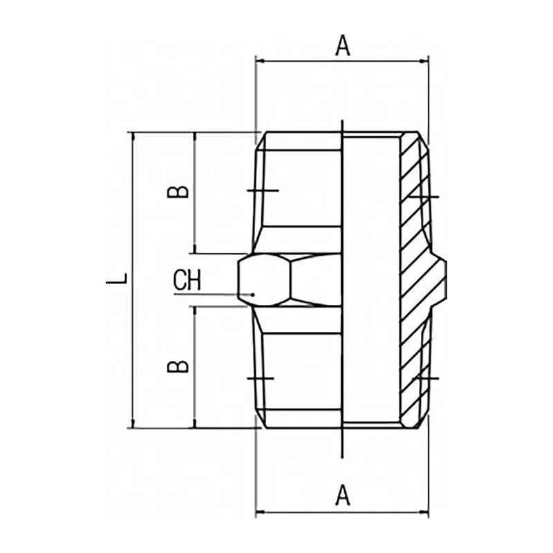 RS PRO Brass Pipe Fitting Straight Nipple 1/8 inch Male Model No 1760978