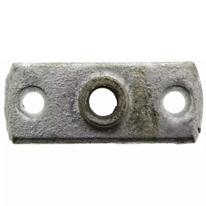 Georg Backplate Fischer Galvanised Iron Backplate, 770840201 (Pack of 5)