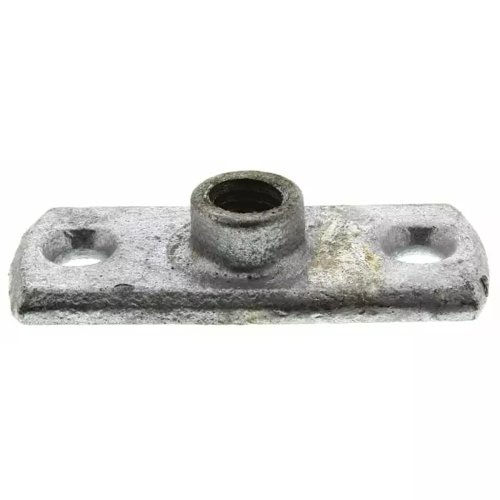 Georg Backplate Fischer Galvanised Iron Backplate, 770840201 (Pack of 5)