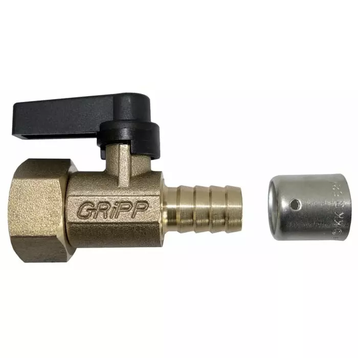 WATTS Brass Pipe Fitting Straight Compression Fitting 1/2in, 141809