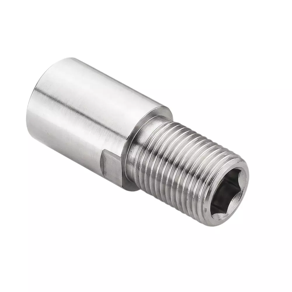 Aquai Heavy Extension Nipple Brass 50 mm Size Silver for Home & Office Use, NB-003