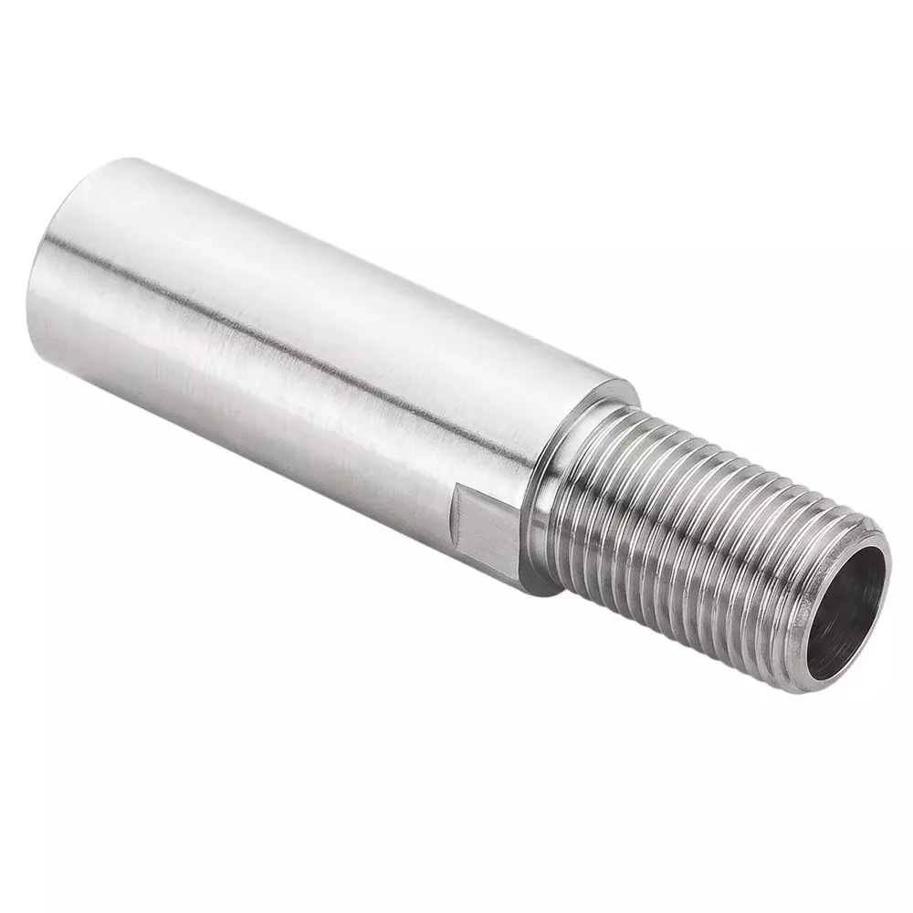 Aquai Heavy Extension Nipple Brass 80 mm Size Silver for Home & Office Use, NB-005